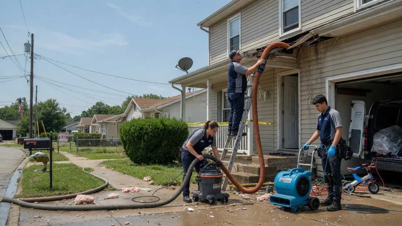 Water Damage Restoration in New Freeport, PA near me